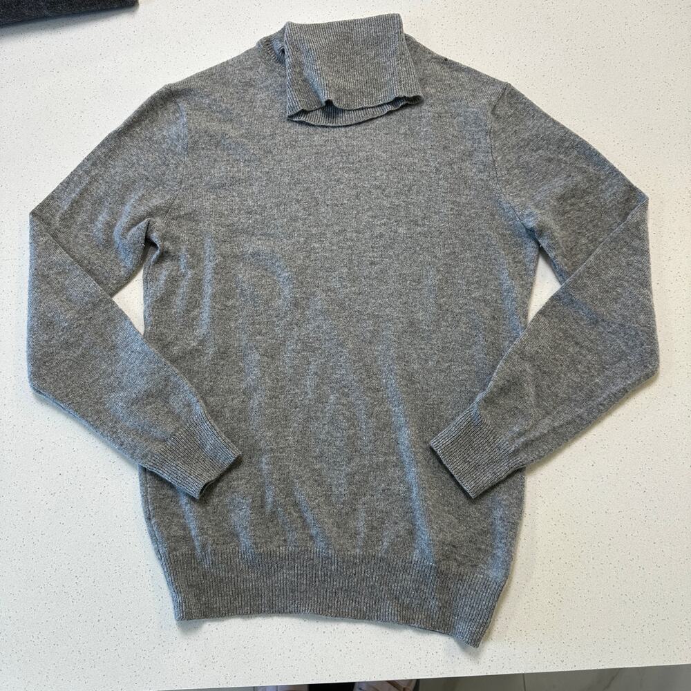 J Crew Turtleneck Sweater Italian Cashmere Mens XS